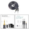 1/8" 3.5mm To Double 6.35mm 1/4" Mono Stereo Y-Splitter Headphone Audio Cable Xx