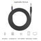 1.5m 3.5mm 1/8" Male to 6.35mm 1/4" Male TRS Stereo Audio AUX Cable PC iPod gfh