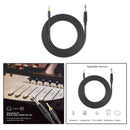 1.5m 3.5mm 1/8" Male to 6.35mm 1/4" Male TRS Stereo Audio AUX Cable PC iPod gfh