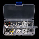 250 Pcs 10 Models Tactile Push Button Switch Micro Switch for Car Remote Control