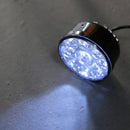 12V White Pair 9 LED Round Daytime Running Light DRL Car Fog Day Driving