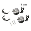 1X 9 LED Round Driving Daytime Running Light Car DRL Fog Lamp Head Light VVE