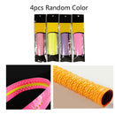4PCS/SET Anti-slip Tennis Badminton Racquet Over Grip Tape Overgrip Sweatband