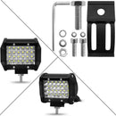 Universal 24 LED 72W 4 Inch Offroad Work Light Bar Fog Light 7200LM 600 ANN