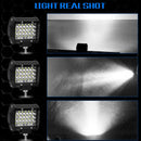 Universal 24 LED 72W 4 Inch Offroad Work Light Bar Fog Light 7200LM 600 ANN