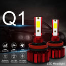 1Pcs  H11 H9 H8 Car 6000LM LED Headlights All in One 6000K HID Fog Bulbs