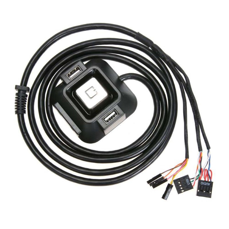 1.2 m PC Desktop Computer Case Power Supply on/off USB Reset HDD Button Switch