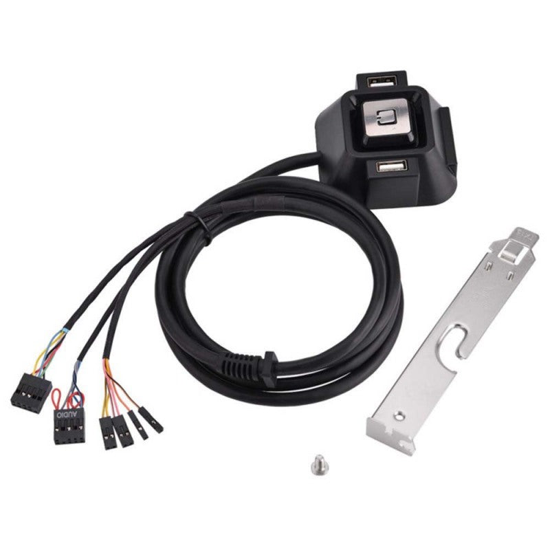 1.2 m PC Desktop Computer Case Power Supply on/off USB Reset HDD Button Switch