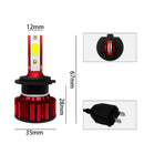 1Pcs Q1 car led Headlight Car Auto Bulbs 50W 6000LM 6000K HID Fog Bulbs