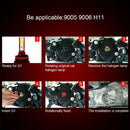 9006 / HB4 Drive Plug Q1 Car LED Headlights 50W 6000LM Car Bulbs Super HQJ