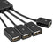 4 Port Adapter Micro USB Power Charging OTG HUB Cable For Phone Tablet QOS