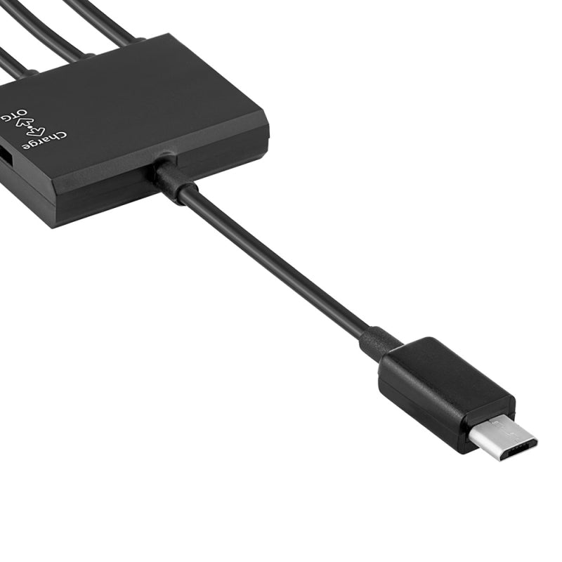 4 Port Adapter Micro USB Power Charging OTG HUB Cable For Phone Tablet g EMS