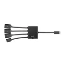 4 Port Adapter Micro USB Power Charging OTG HUB Cable For Phone Tablet g EMS