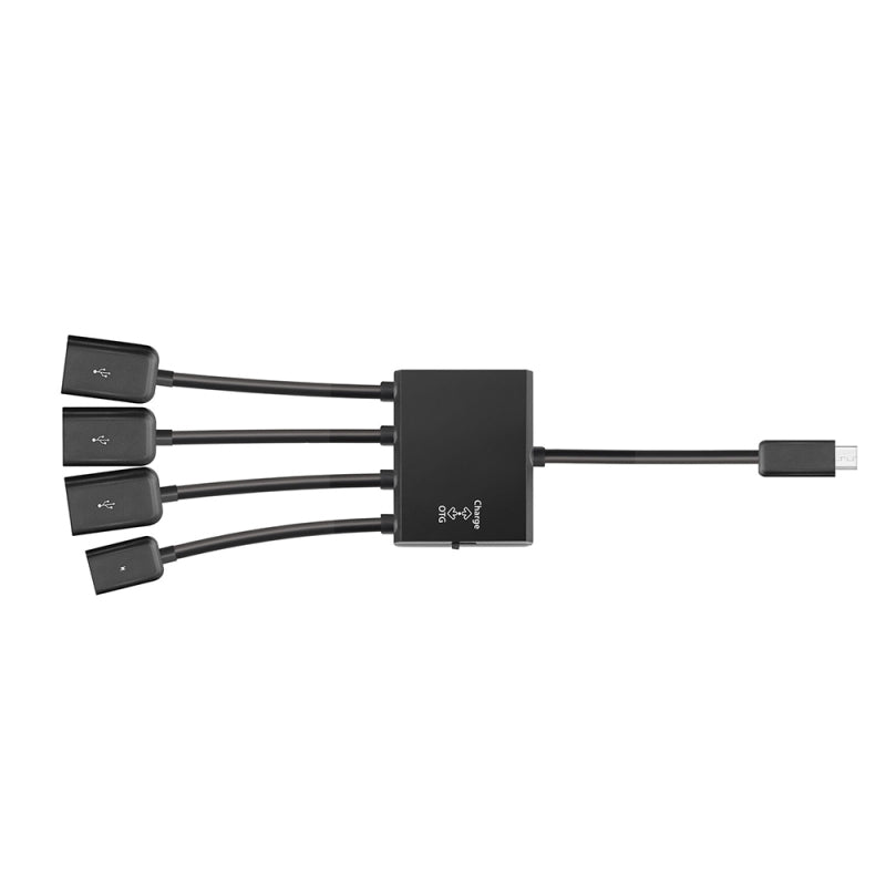 4 Port Adapter Micro USB Power Charging OTG HUB Cable For Phone Tablet g EMS