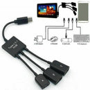 Type-C 3.1 HUB Adapter 3-in-1 USB-C Male to USB 2.0 Female OTG Cable HRJ