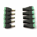 For CCTV Camera 40Pcs Power Cable Female & Male Plug Connector DC 5.5mm FTN