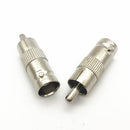 30PCS BNC Female to RCA Male Cable COAX Connector Adapter for CCTV Camera BLB