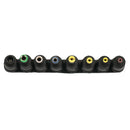 8 in 1 5.5 x 2.1mm Right Angle Male Female DC Connector Power Plug KNI