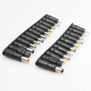 23 Pcs DC Female Jack to Multi Type Power Plug Connector Adapter 5.5 x 2.1mm Set