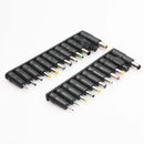 23 Pcs DC Female Jack to Multi Type Power Plug Connector Adapter 5.5 x 2.1mm Set