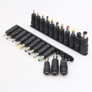23 Pcs DC Female Jack to Multi Type Power Plug Connector Adapter 5.5 x 2.1mm Set