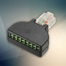 RJ45 Ethernet Male To 8 Pin AV Terminal Screw Converter Block Plug CCTV Ac SCB
