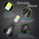 1PCS H3 80W 9600LM 6000k LED Headlight Light Car Bulb Fog Lamp Truck