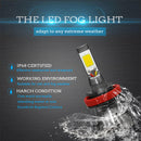 H8/H9/H11 LED Headlight Bulb 3000k 4800LM DC12V-24V Yellow Fog Light C EGI HSP