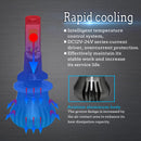 Car Led Bulb 6000k 4800LM Monochrome Two-Color Flashing Fog Light 1x 8 QSX
