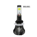 Car Led Bulb 6000k 4800LM Monochrome Two-Color Flashing Fog Light 1x 8 QSX