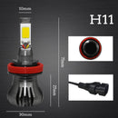 Fog Lights Monochrome For Car Truck Suv Fog Lamp 6000k Ip68 Car Led ACI MPZ