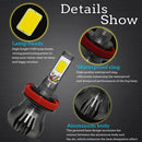 Fog Lights Monochrome For Car Truck Suv Fog Lamp 6000k Ip68 Car Led ACI MPZ