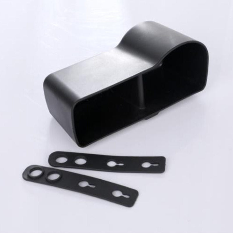 4x Black Plastic Universal Portable Car Seat Back Storage Box Organizer Holder