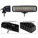 54W 18" Flood Spot Combo Work Light Waterproof Lamp Offroad LED Light Bar fghj