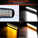 54W 18" Flood Spot Combo Work Light Waterproof Lamp Offroad LED Light Bar fghj