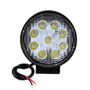 9 LED Car SUV Driving Headlight Fog Light Spot + Flood Beam Working Lamp 27W