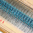 64 values 1280pcs 1 ohm - 10M ohm 1/4W Metal Film Resistors  Assortment VZN