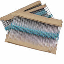 64 values 1280pcs 1 ohm - 10M ohm 1/4W Metal Film Resistors  Assortment VZN