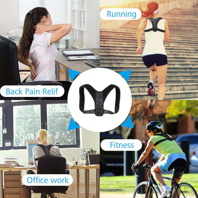 Posture Corrector Clavicle Support Brace for Women&Men Resistance Band Fi RIK