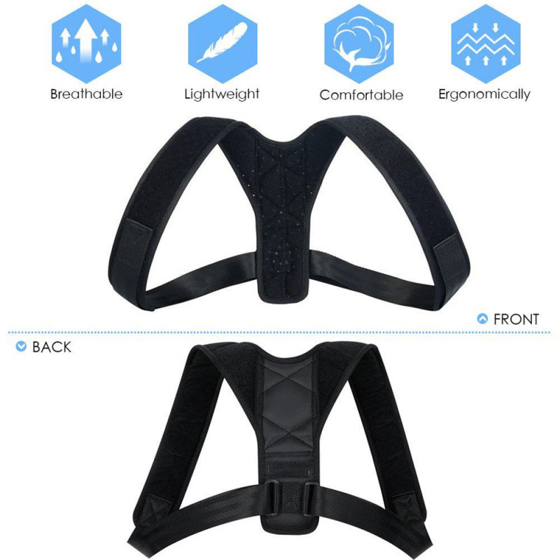 Posture Corrector Clavicle Support Brace for Women&Men Resistance Band Fi RIK