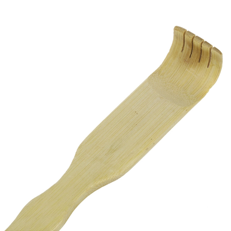 Bamboo Back Scratcher Massager Roll Aid Stick Body-Itch Scratching Lon FUG