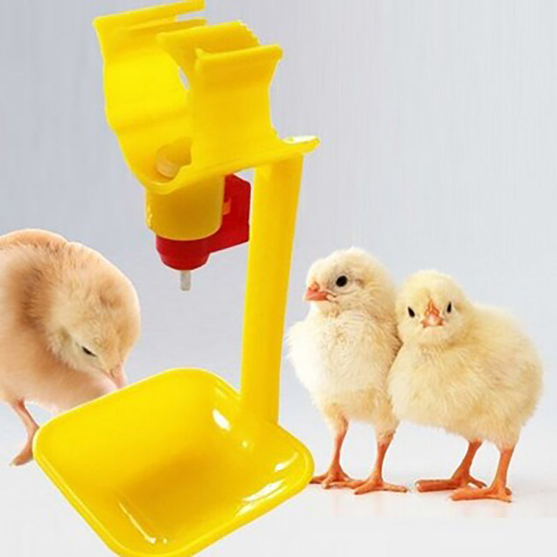 10Pcs Poultry Chicken Hanging Duck Drinking Water Nipple Drinker Feeder WLA