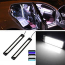 2X 12V LED Car DRL Driving Daytime Running Lamp Turn Light Waterproof