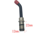 Dental Optical Fiber Curing Light Guide Rod Tip Glass LED Tip Black 8*1 KBE