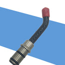Dental Optical Fiber Curing Light Guide Rod Tip Glass LED Tip Black 8*1 KBE