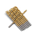 50pc Metal Drill Bit Set HSS Metric Twist Drills 1mm-3mm Drill Bits JJF
