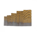 50pc Metal Drill Bit Set HSS Metric Twist Drills 1mm-3mm Drill Bits JJF