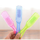 Practical Nail Art Dust Cleaning Bristle Brush Long Handle Manicure