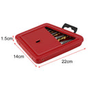 10pcs Set Screw Extractor | Left Hand Cobalt Drill Bit Set Easy Out Broke Af