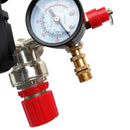90-120PSI Air Compress Pressure Switch Control Valve Manifold Regulator Gauges f